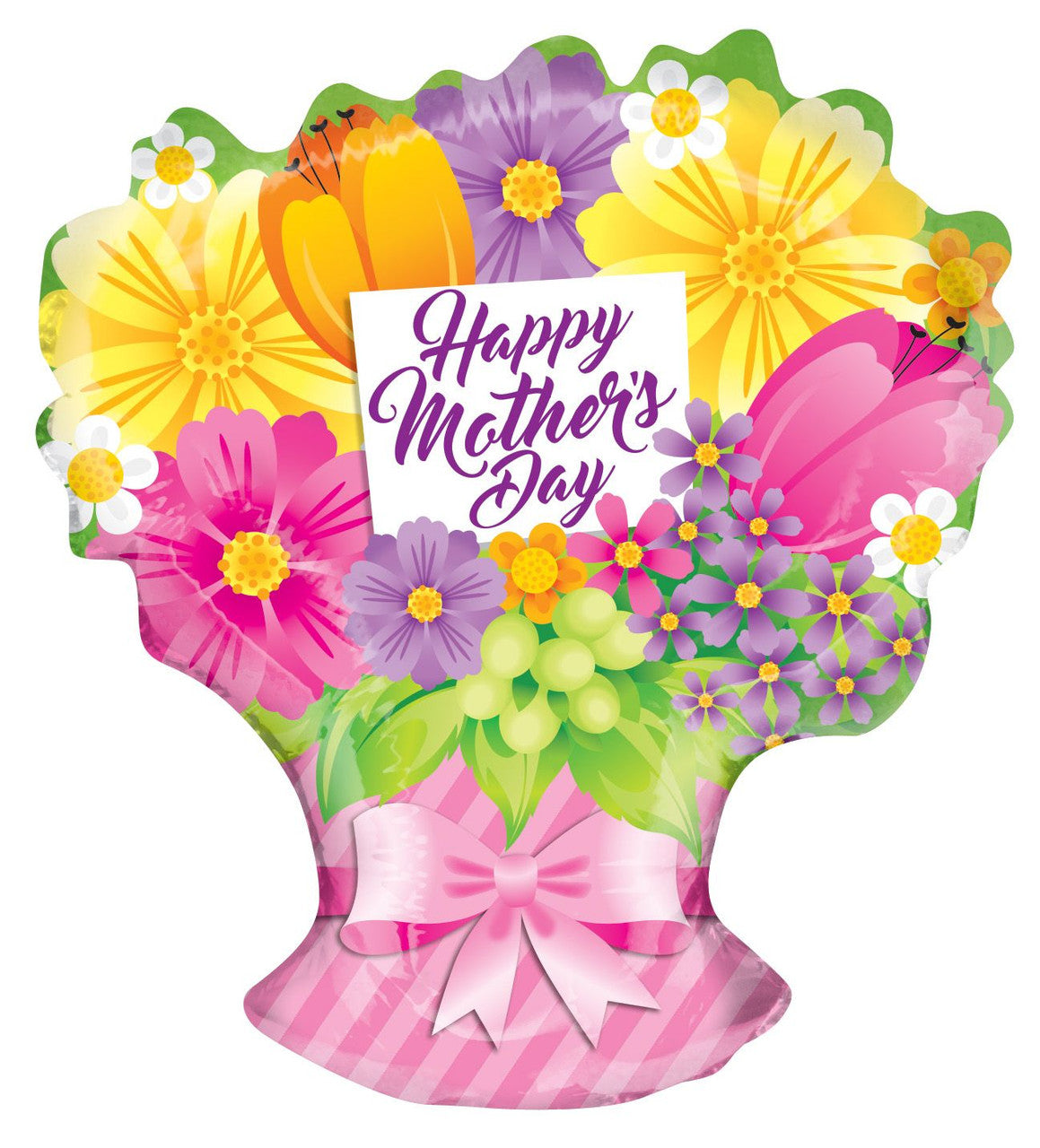 Happy Mother's Bouquet Shape Balloon