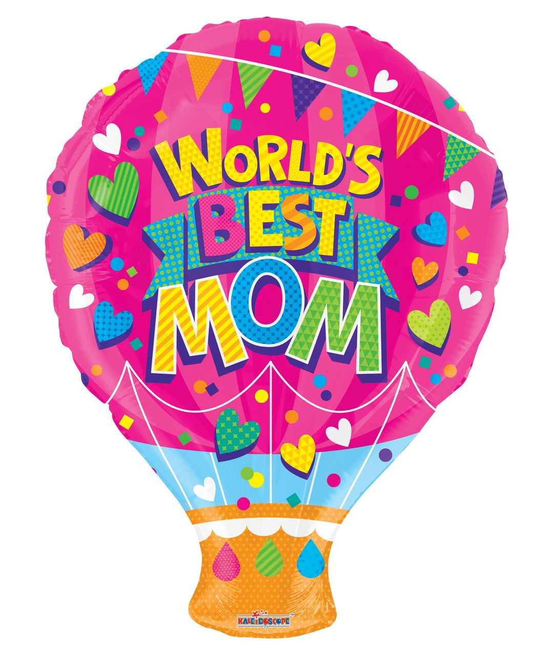 World's Best Mom Helium Foil Balloon