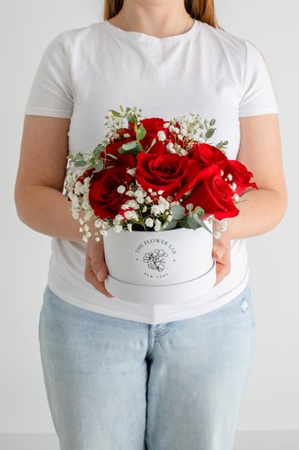 Thank You – Red Roses Flower Box Collection