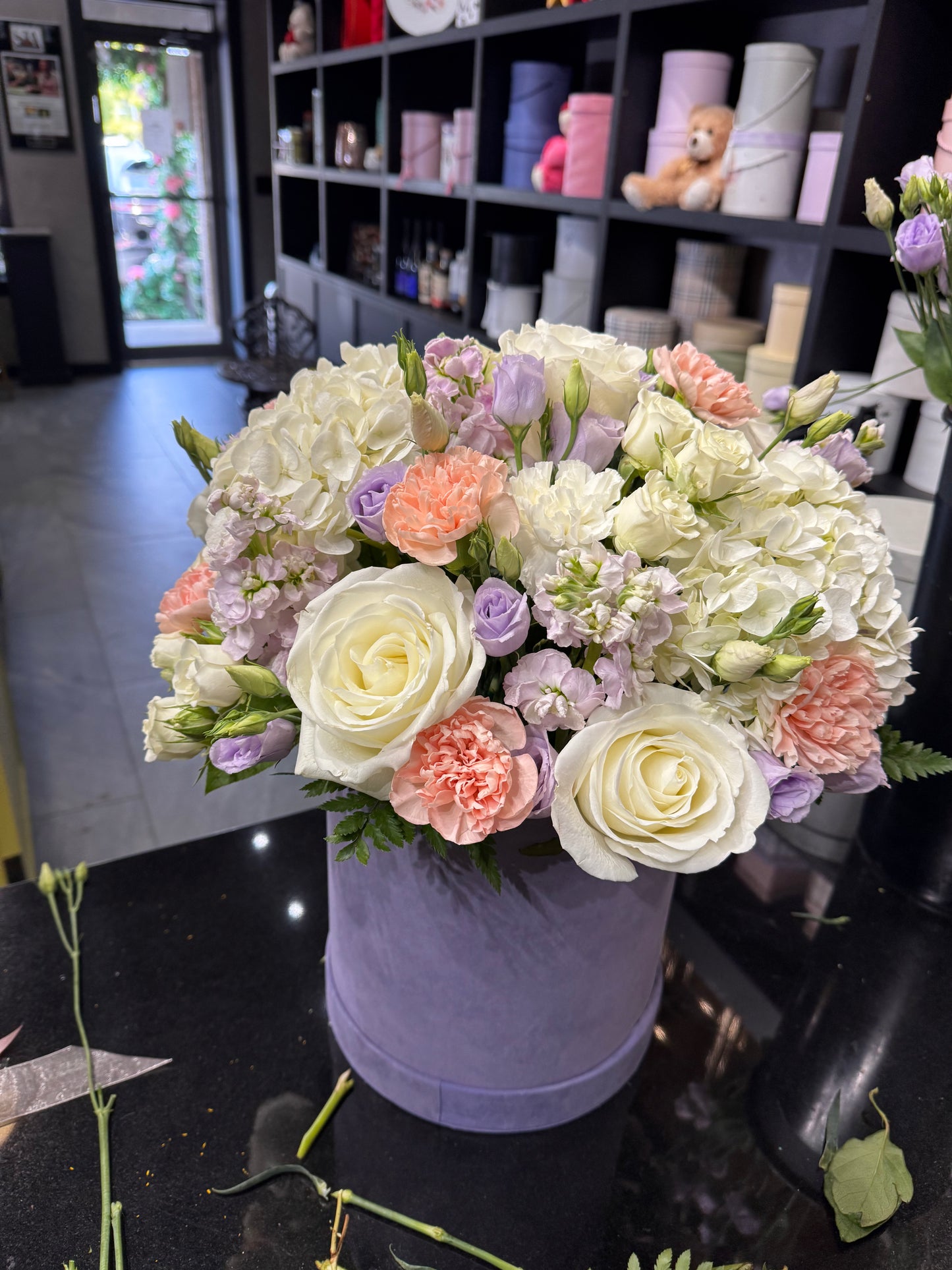 Lavender Glow Flower Box