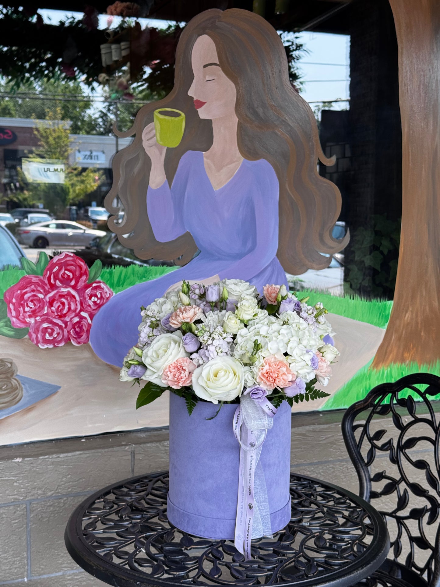 Lavender Glow Flower Box