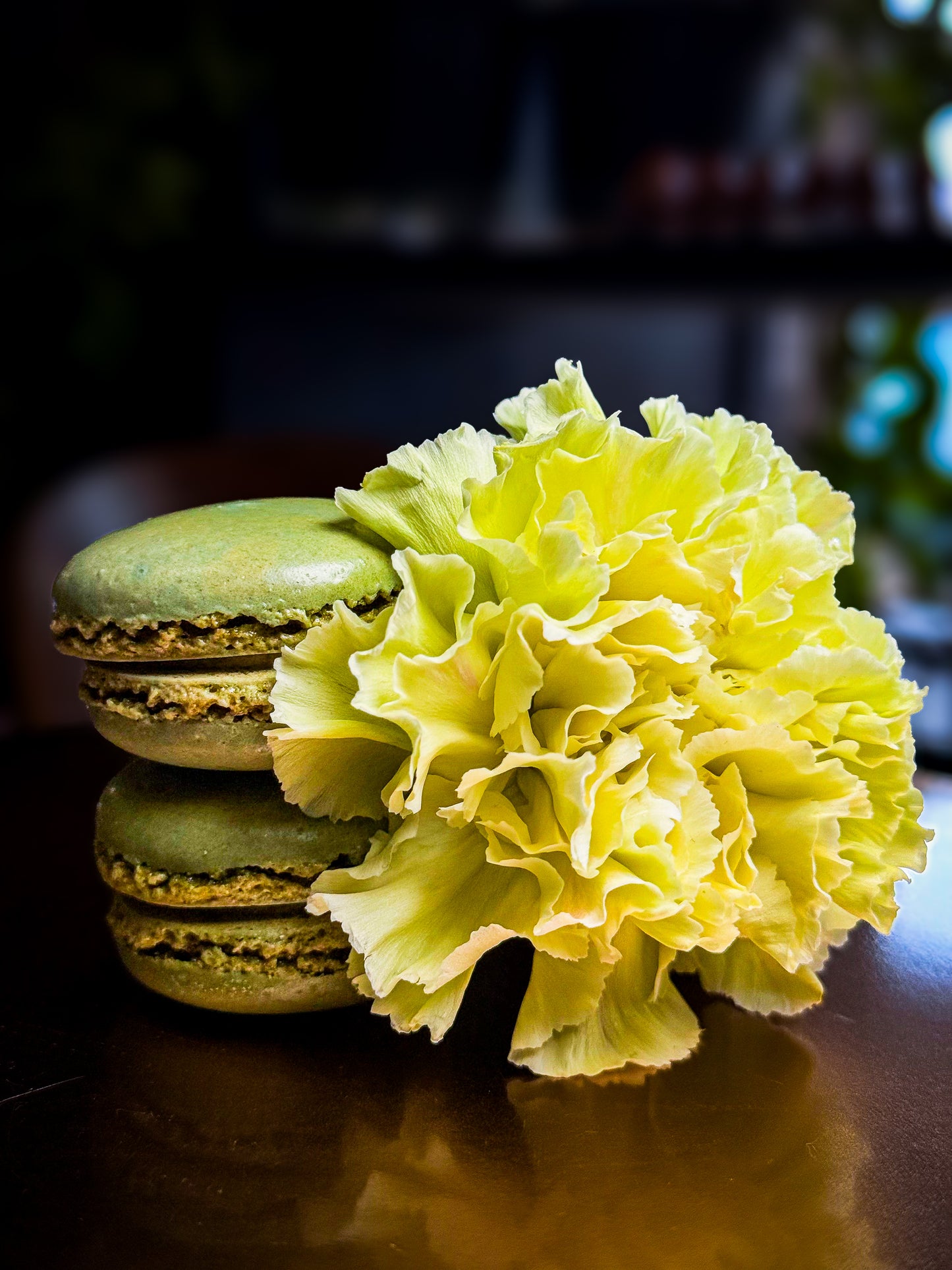 Pistachio Macaron – Flower Lab NYC