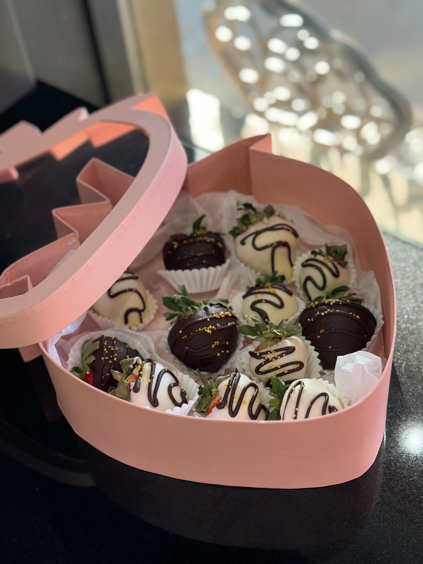 Sweet Heart Dozen - Strawberries in Belgium chocolate