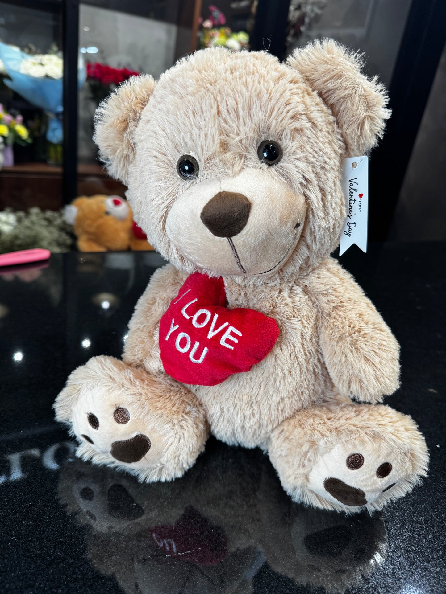 12" Cute Teddy Bear – "I Love You" Edition