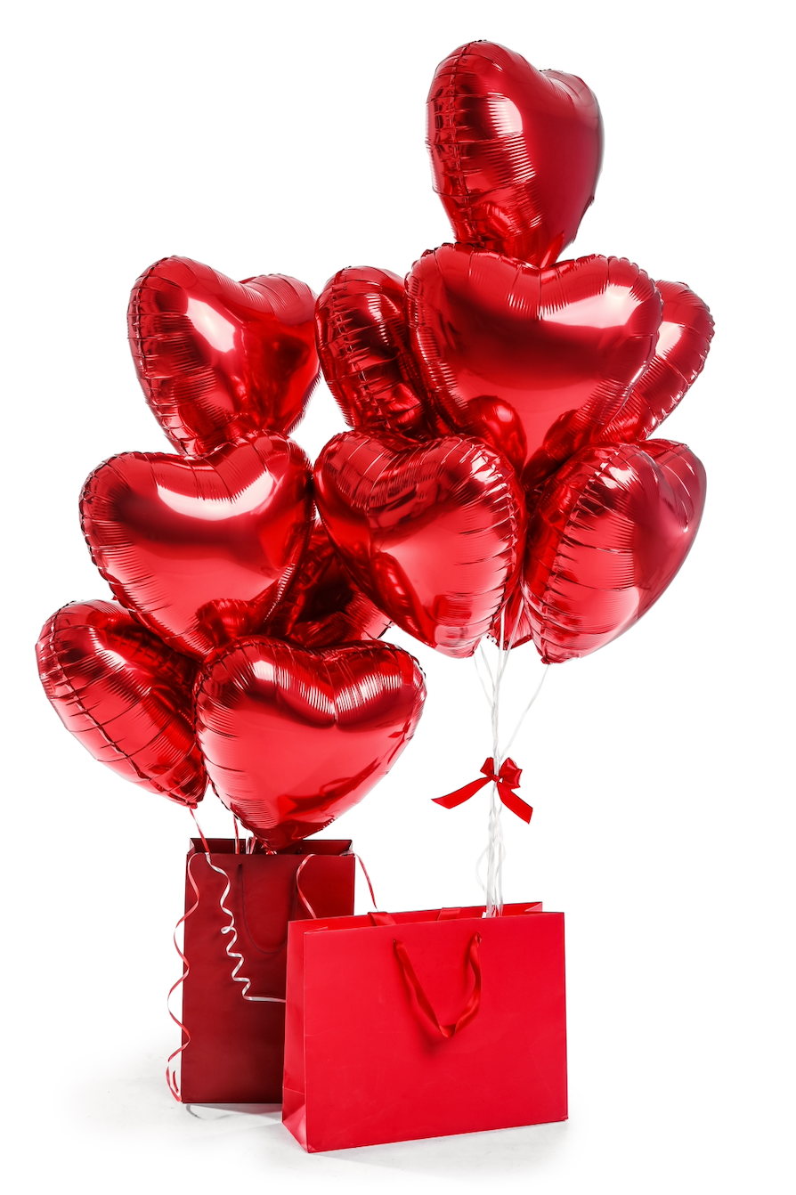 Red Heart Balloons
