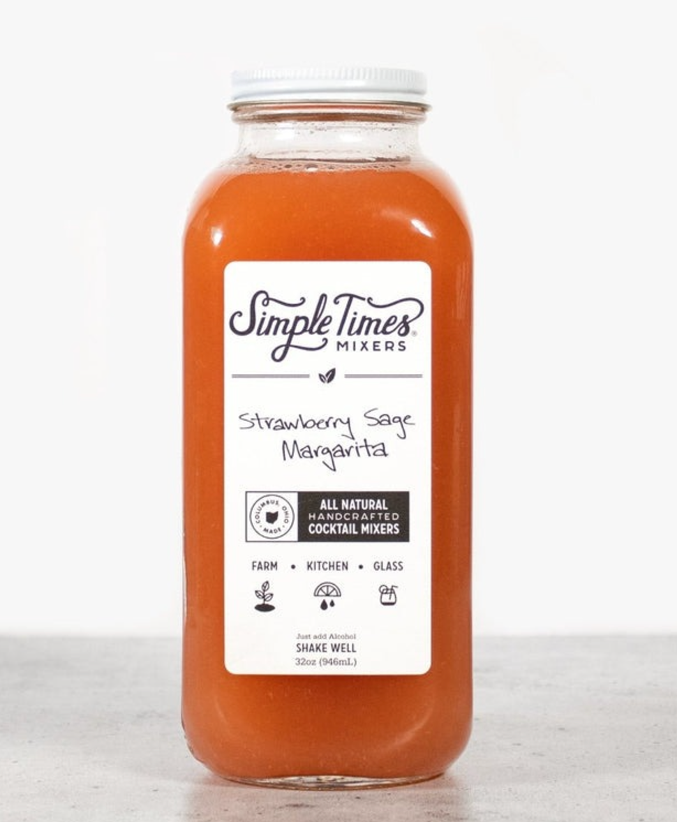 Simple Times Mixers – Strawberry Sage Margarita