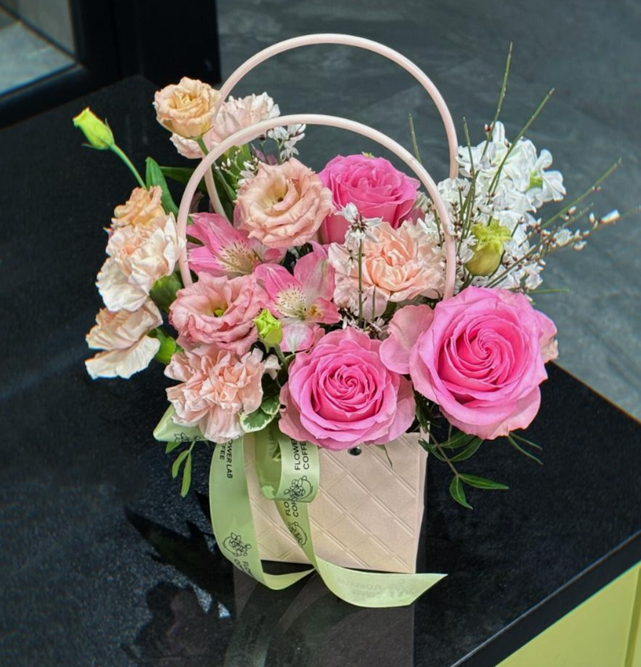 Charm - Flower Bag Arrangement