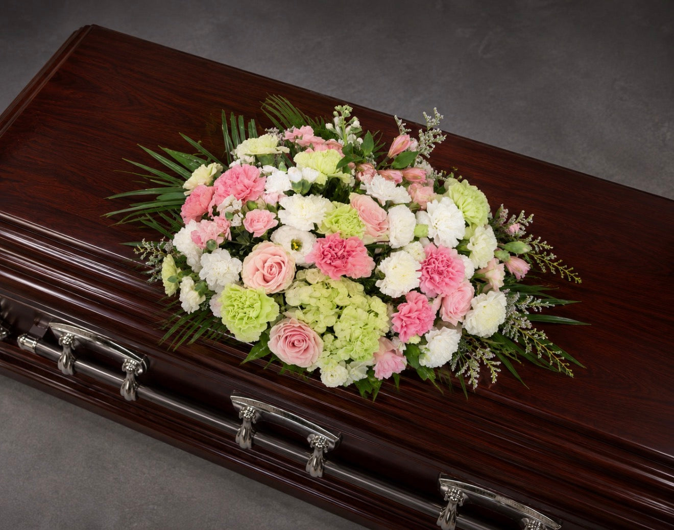 Tender Embrace Casket Spray