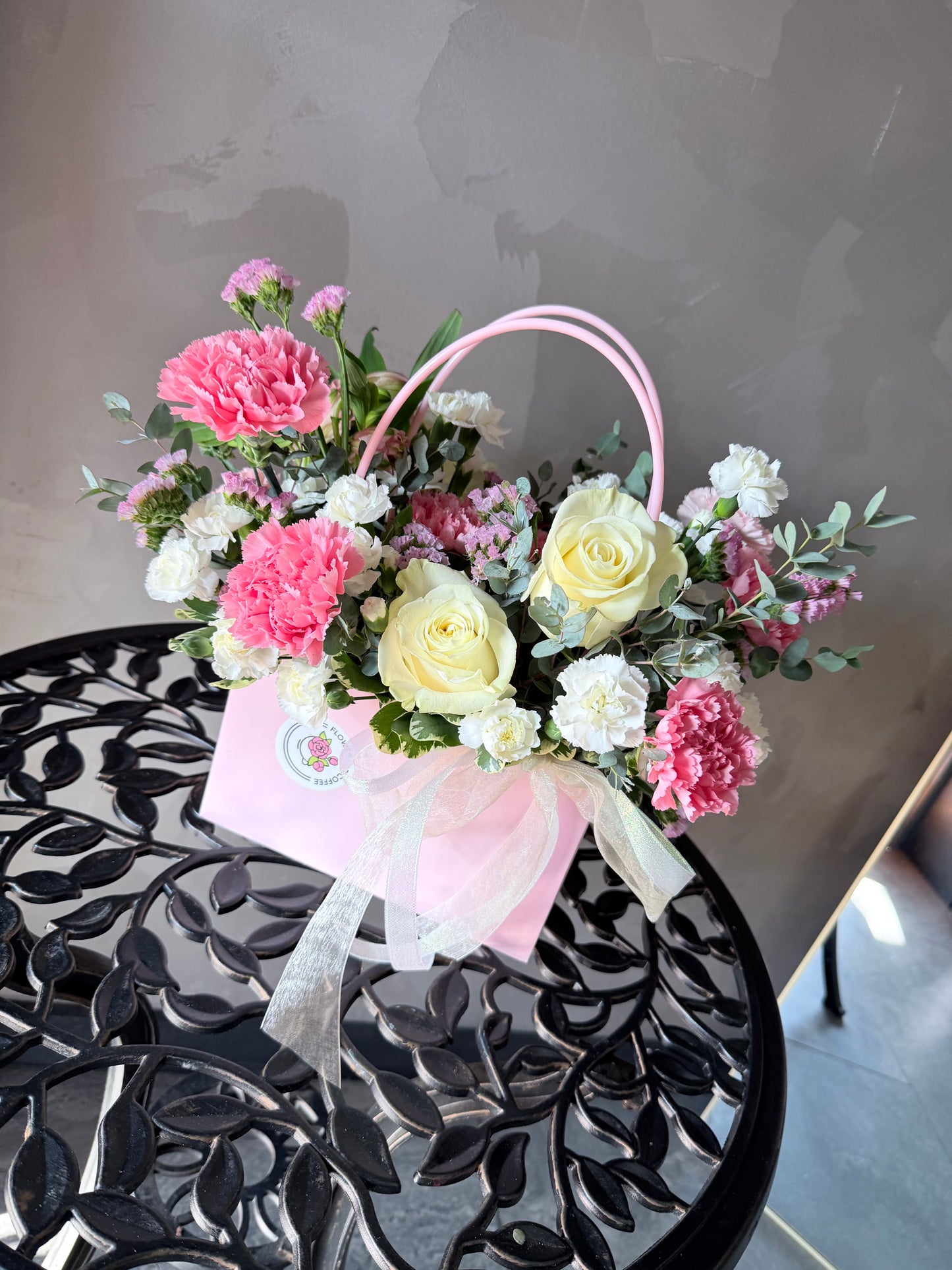 Pretty in Pink Flower Bag
