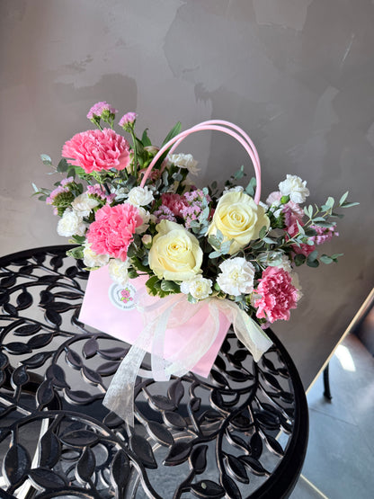 Pretty in Pink Flower Bag