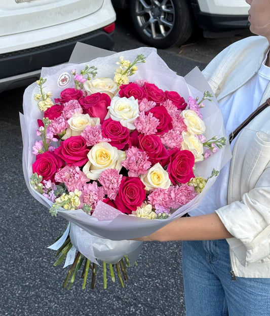 Pink Velvet Garden Bouquet