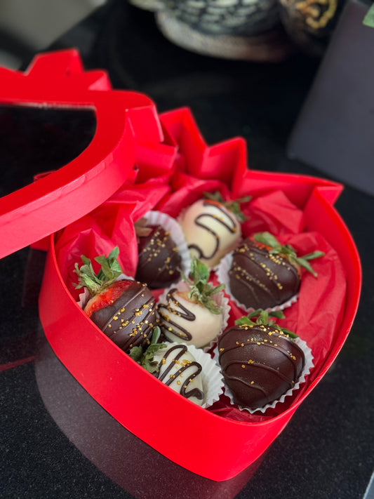 Sweet Heart Dozen - Strawberries in Belgium chocolate