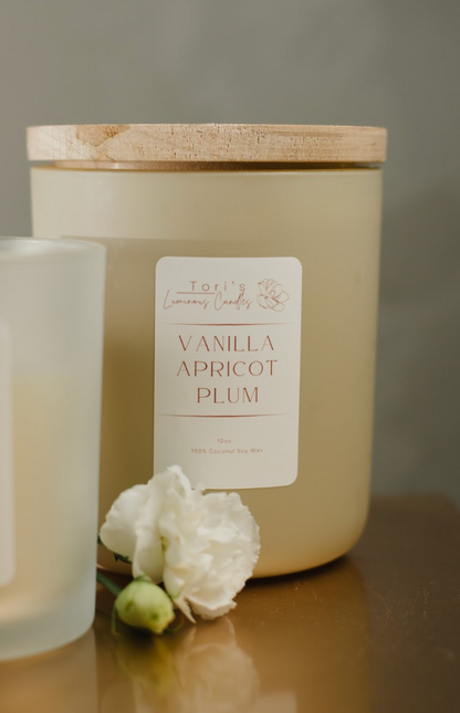 Vanilla · Apricot · Plum Soy Candle