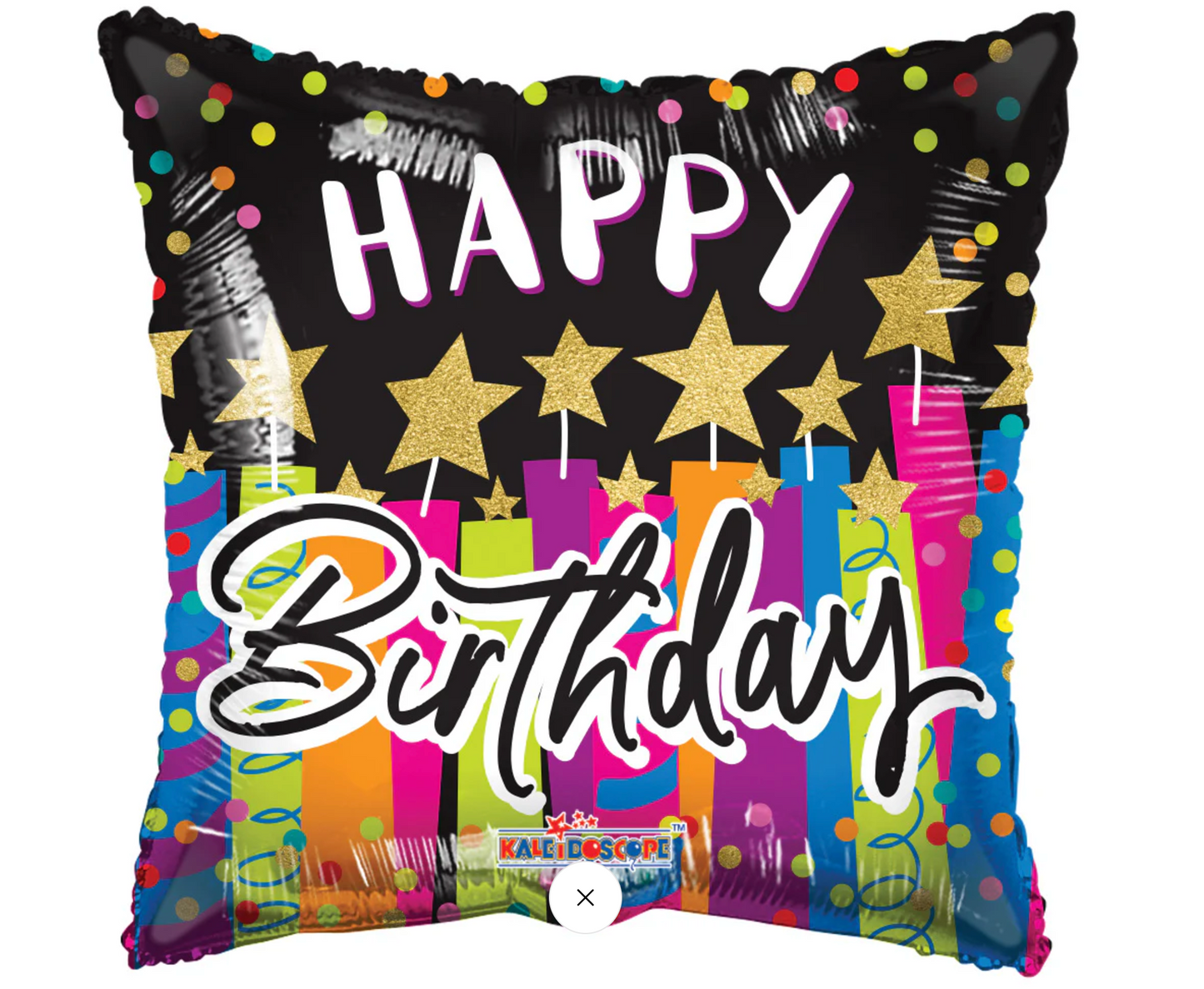 18" Happy Birthday Helium Foil Balloon
