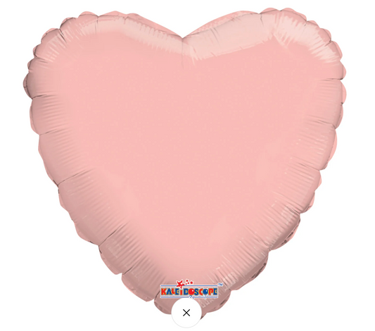 Rose Gold Heart 18” Helium Foil Balloon