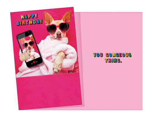 Happy Birthday Gorgeous – Funny Birthday Greeting Card