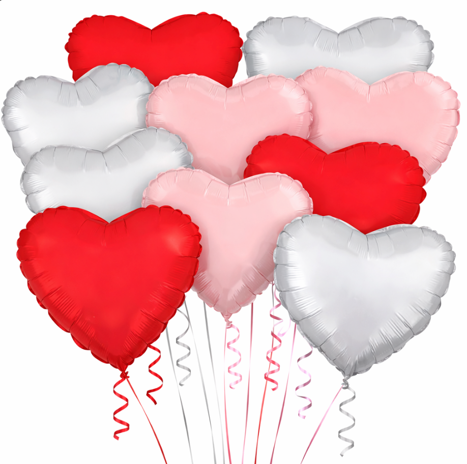 Love You More Helium Balloons Set