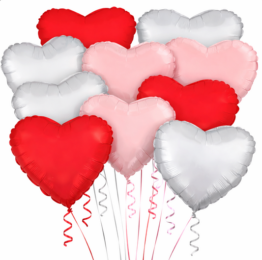 Love You More Helium Balloons Set