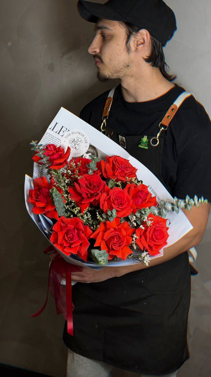 French Kiss – Red Roses Bouquet