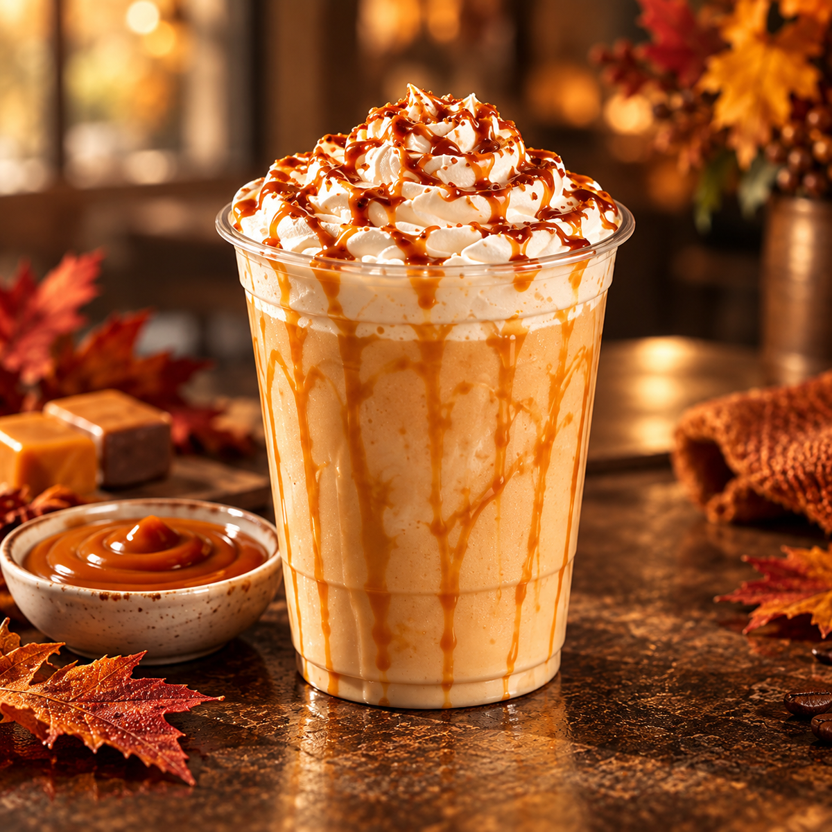 Caramel Cloud Latte at Flower Lab Coffee
