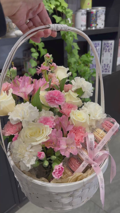 Blush Bloom Gift Basket