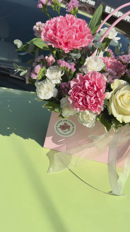 Pretty in Pink Flower Bag