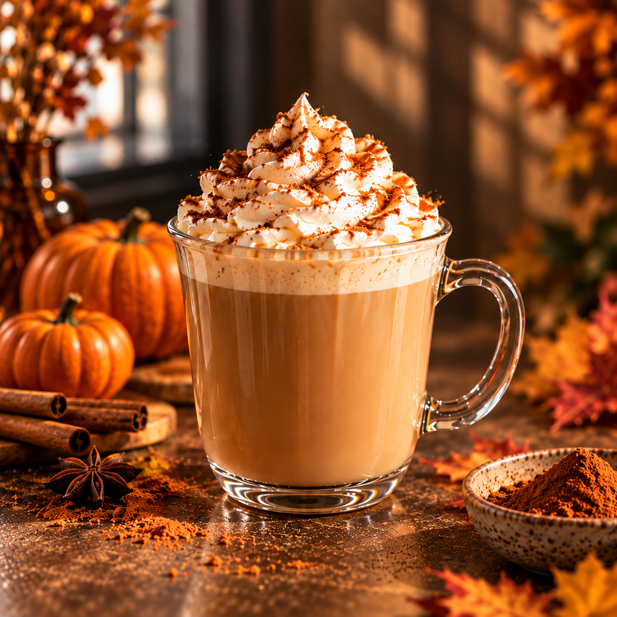 Pumpkin Spice Latte at Flower Lab Coffee